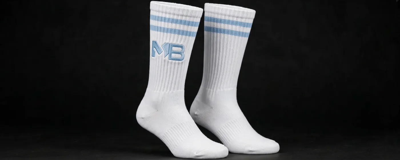 Away socks, white